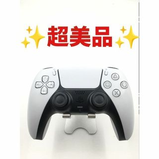 プレイステーション(PlayStation)の極美品　PS5 コントローラー 純正 DualSense ホワイト　d-709(その他)