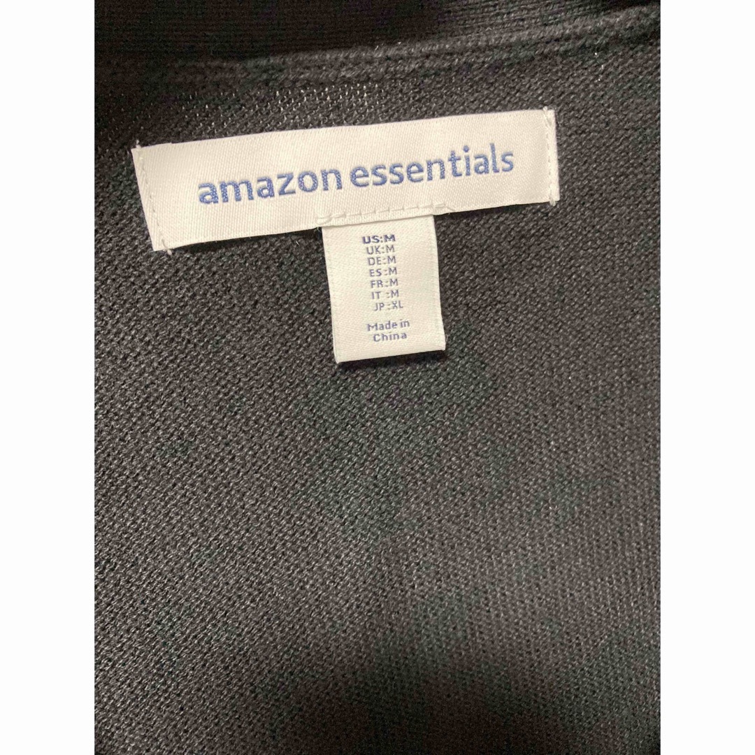 Amazon(アマゾン)の新品　Amazon Essentials カーディガン  黒 ブラック メンズのトップス(カーディガン)の商品写真