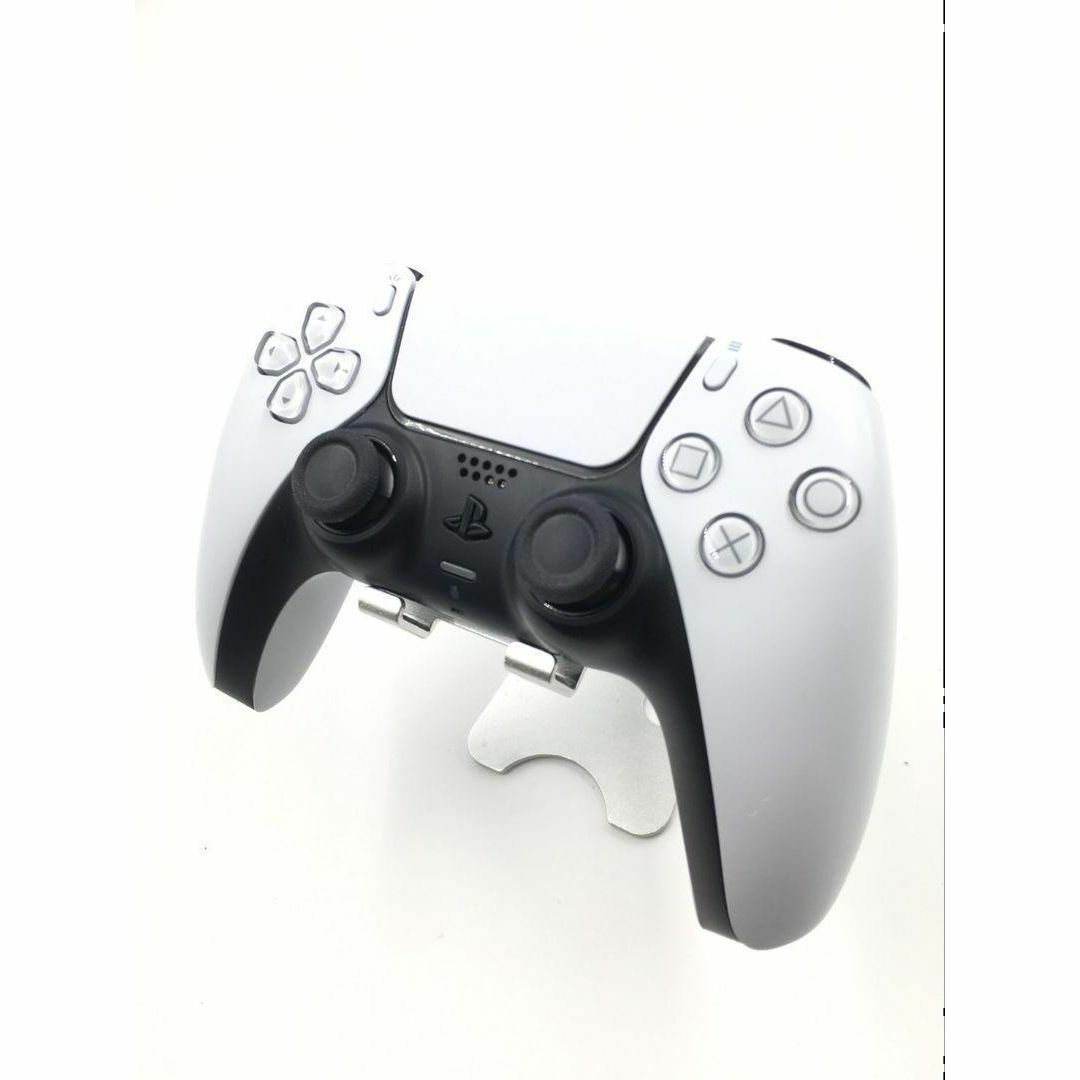 PlayStation(プレイステーション)の新品同様 PS5 コントローラー 純正 DualSense ホワイト　d-04 エンタメ/ホビーのゲームソフト/ゲーム機本体(その他)の商品写真