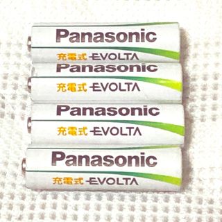 パナソニック(Panasonic)のPanasonic 充電式エボルタ BK-3MLE 1950mAh 4本　中古(その他)