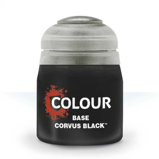 シタデルカラー BASE： CORVUS BLACK (12ML) 黒 ベース(模型製作用品)
