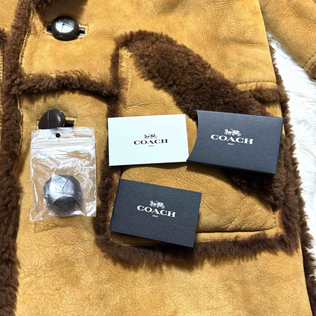 COACH(コーチ)の本物 定価 38万円 最高級ライン 新品 コーチ ムートン レザー ジャケット  メンズのジャケット/アウター(レザージャケット)の商品写真