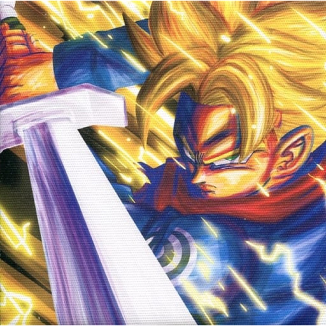 激レア】ドラゴンボールZ 未来トランクス アートボード 鳥山明 激レア】ドラゴンボールZ 未来トランクス アートボード 鳥山明