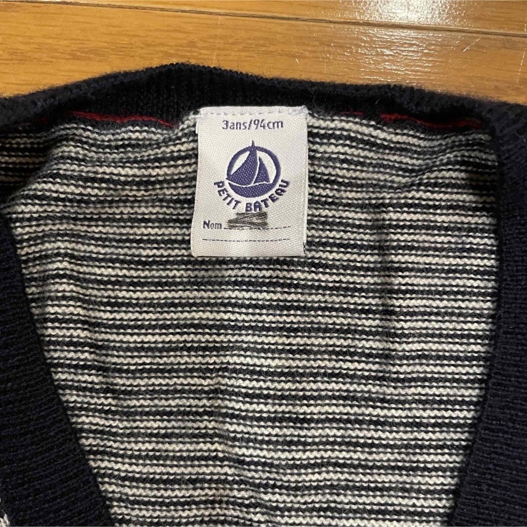 PETIT BATEAU(プチバトー)のPetit bateau プチバトー　カーディガン　94cm キッズ/ベビー/マタニティのキッズ服女の子用(90cm~)(カーディガン)の商品写真