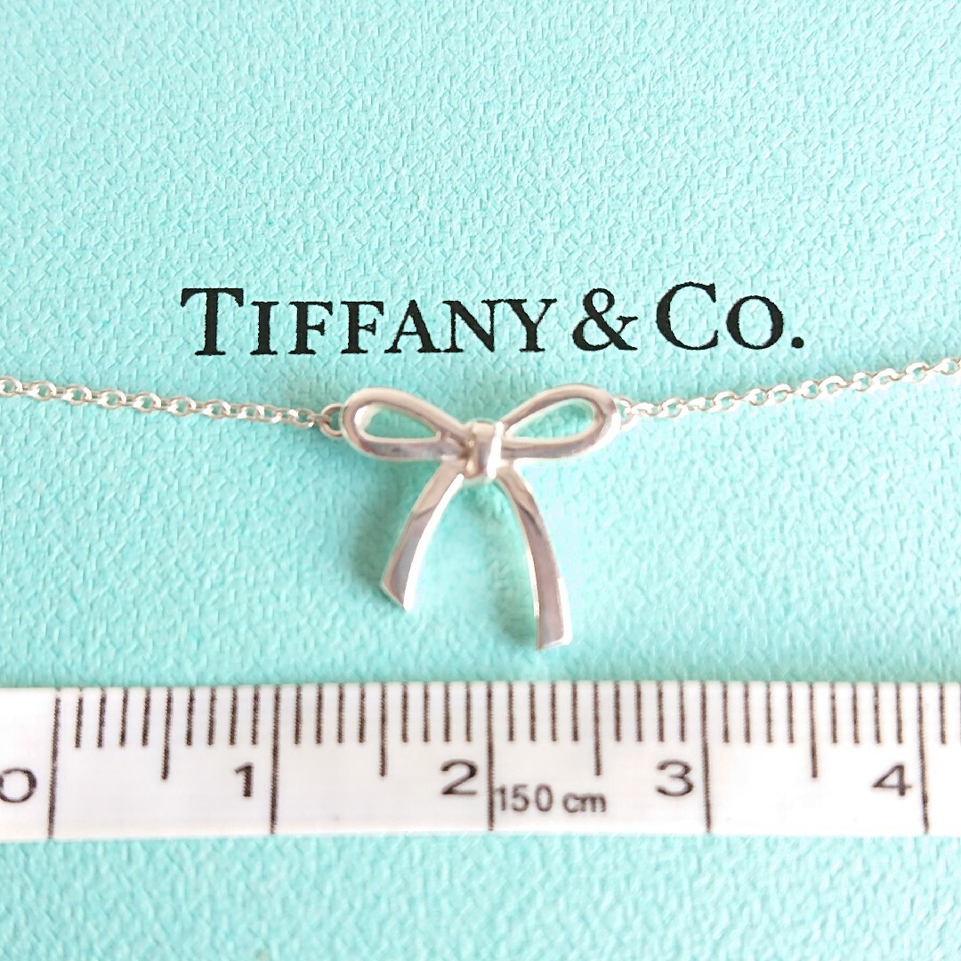 Tiffany & Co.(ティファニー)のTiffany & Co. ティファニー ボウ リボン シルバー ネックレス レディースのアクセサリー(ネックレス)の商品写真