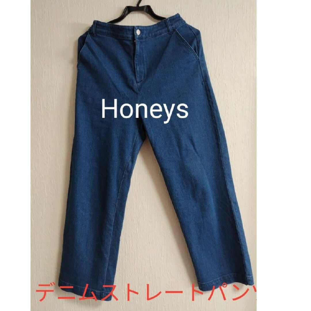 HONEYS(ハニーズ)のHoneys　デニムパンツ　Lサイズ　インディゴ レディースのパンツ(デニム/ジーンズ)の商品写真