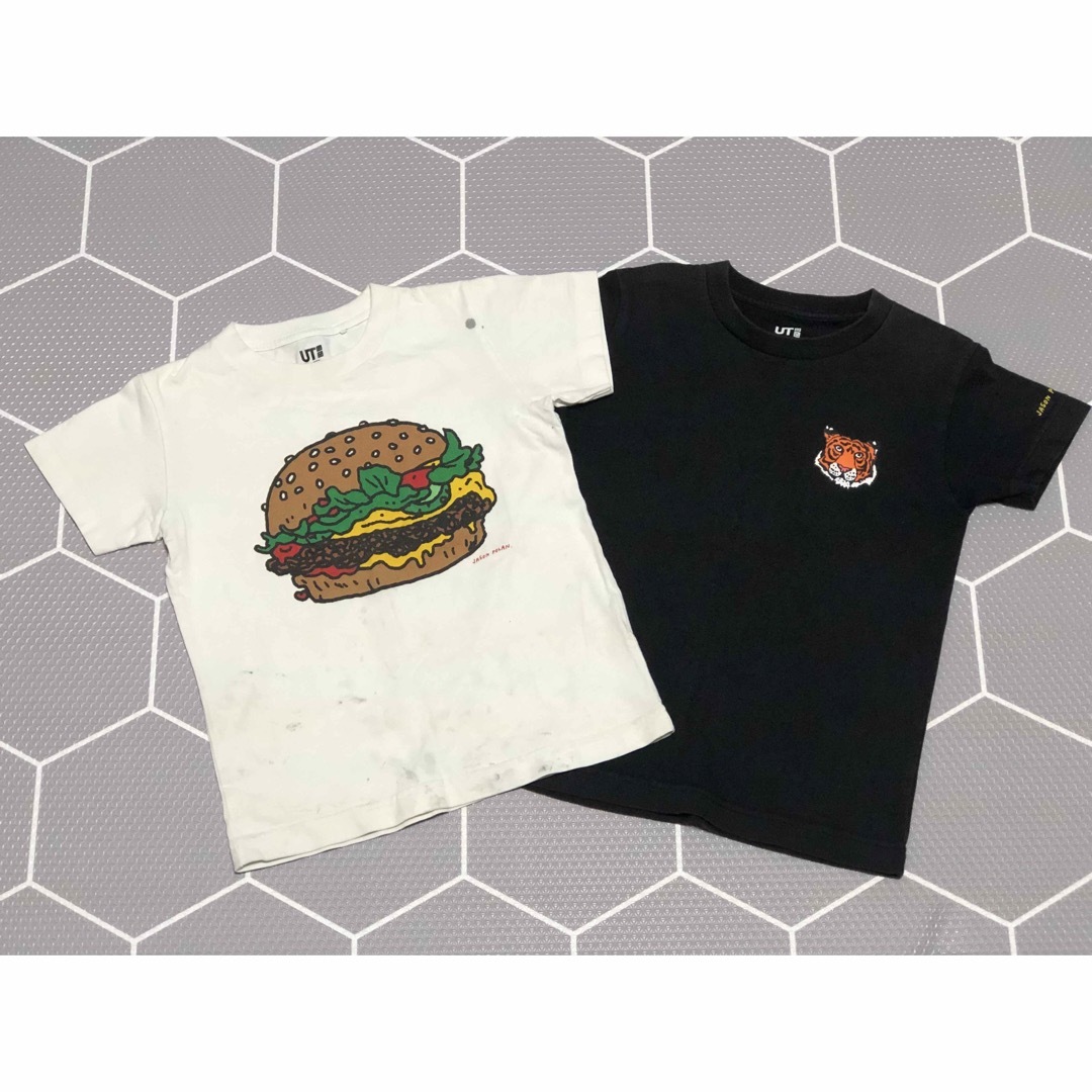 120サイズ　ジェイソンポラン  ユニクロ　tシャツ キッズ/ベビー/マタニティのキッズ服男の子用(90cm~)(Tシャツ/カットソー)の商品写真