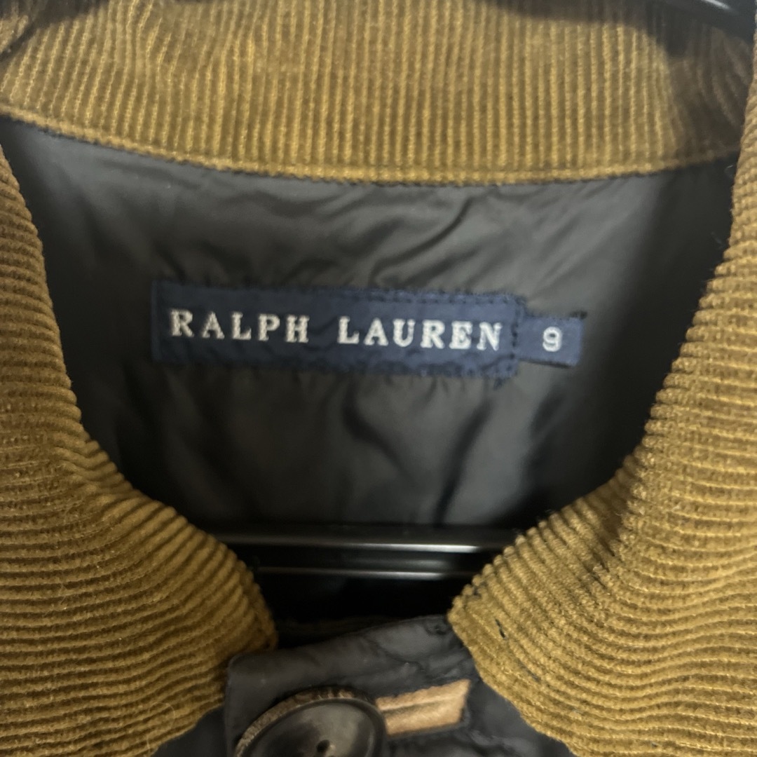 Ralph Lauren(ラルフローレン)の美品●RALPH LAUREN キルティング ライトダウンコート M ブラック レディースのジャケット/アウター(ダウンコート)の商品写真