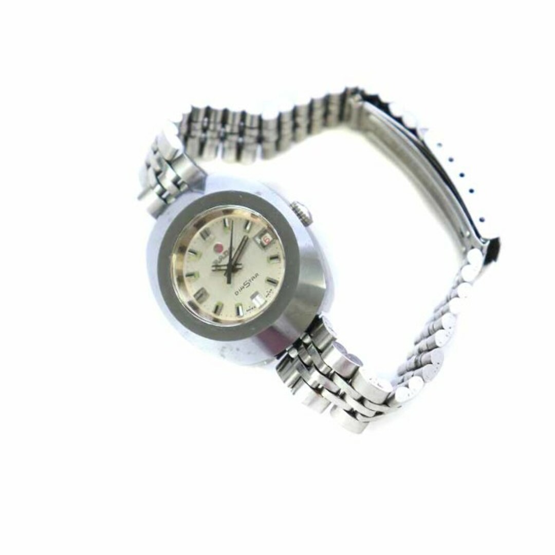 RADO(ラドー)のラドー 1970年代 ダイヤスター1 デイト 腕時計 自動巻き 3針 シルバー色 レディースのファッション小物(腕時計)の商品写真
