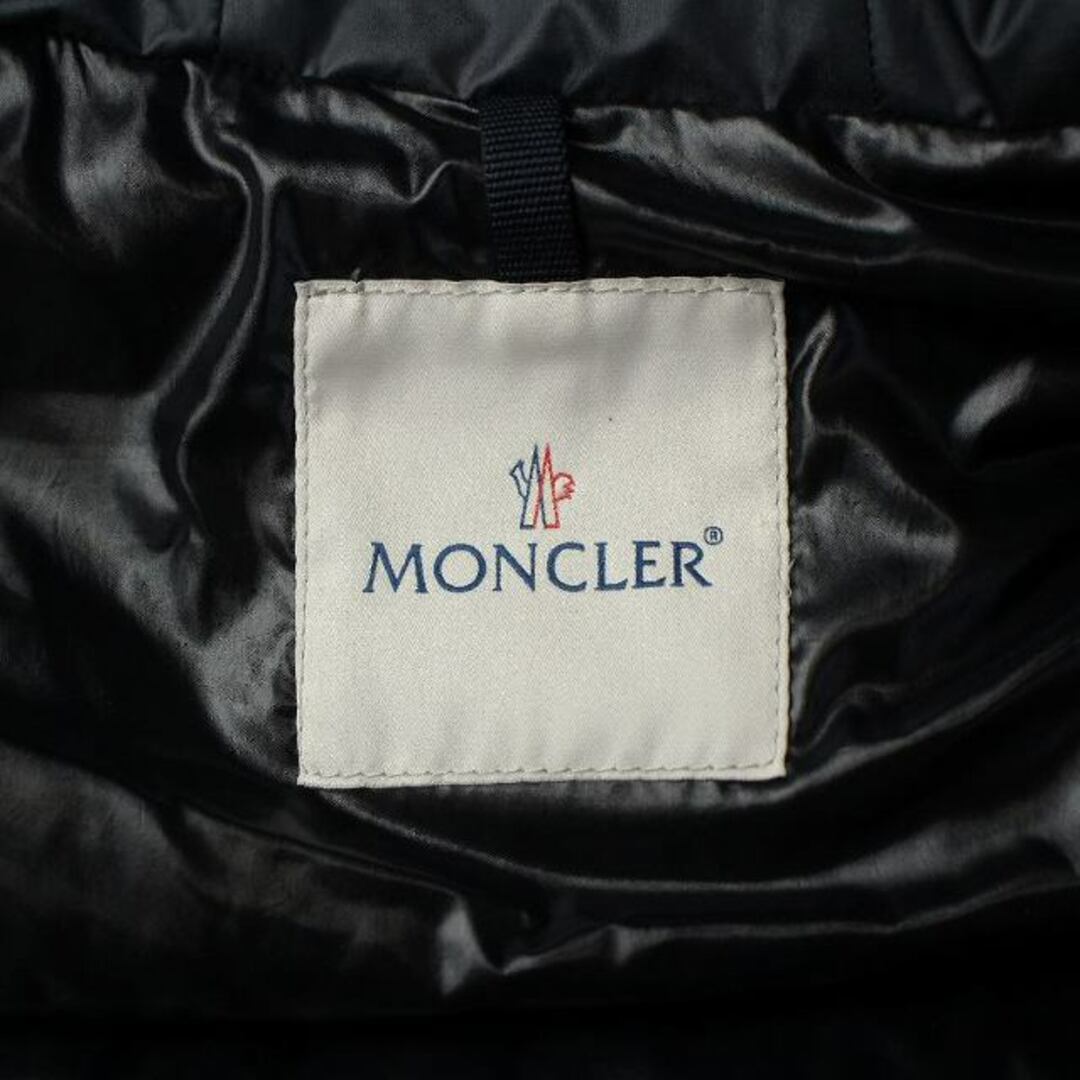 MONCLER(モンクレール)のモンクレール NANTES ダウンコート フード ベルト付き ロング 黒 レディースのジャケット/アウター(ダウンコート)の商品写真