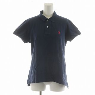 ポロラルフローレン(POLO RALPH LAUREN)のポロ ラルフローレン ポロシャツ カットソー 半袖 ハーフボタン L 紺(ポロシャツ)