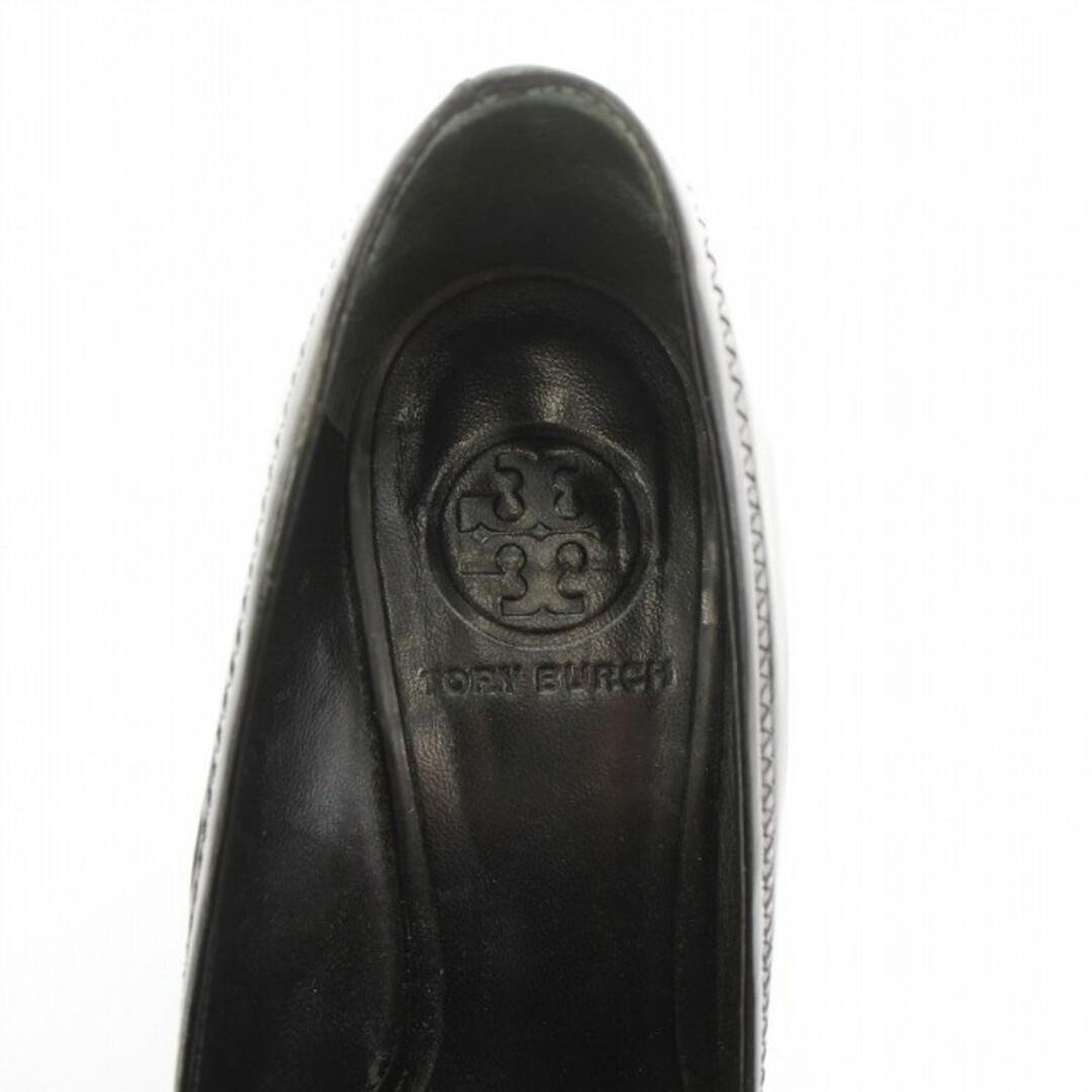Tory Burch(トリーバーチ)のトリーバーチ パンプス ウェッジソール 6 1/2 6.5 23.5cm 黒 レディースの靴/シューズ(ハイヒール/パンプス)の商品写真