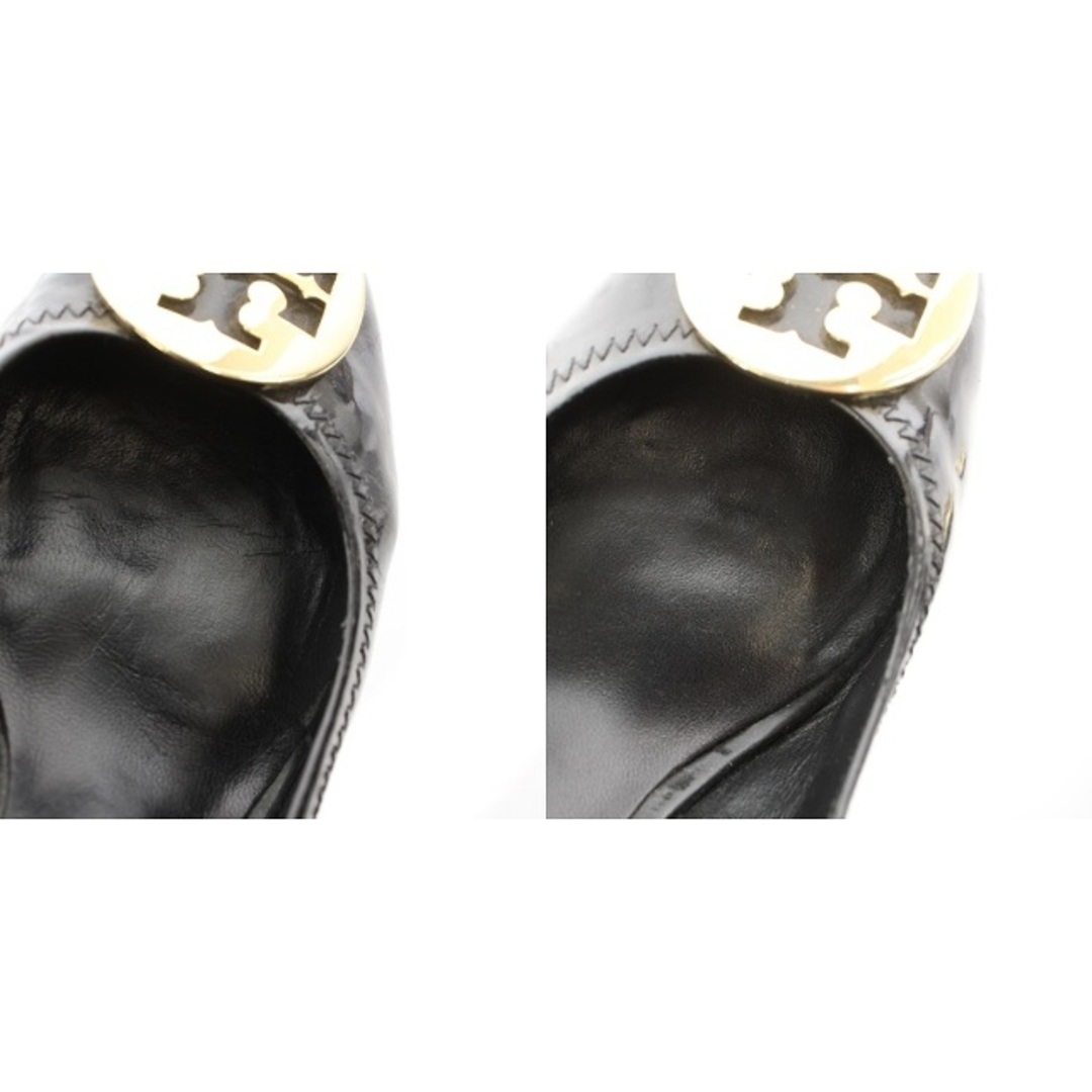 Tory Burch(トリーバーチ)のトリーバーチ パンプス ウェッジソール 6 1/2 6.5 23.5cm 黒 レディースの靴/シューズ(ハイヒール/パンプス)の商品写真