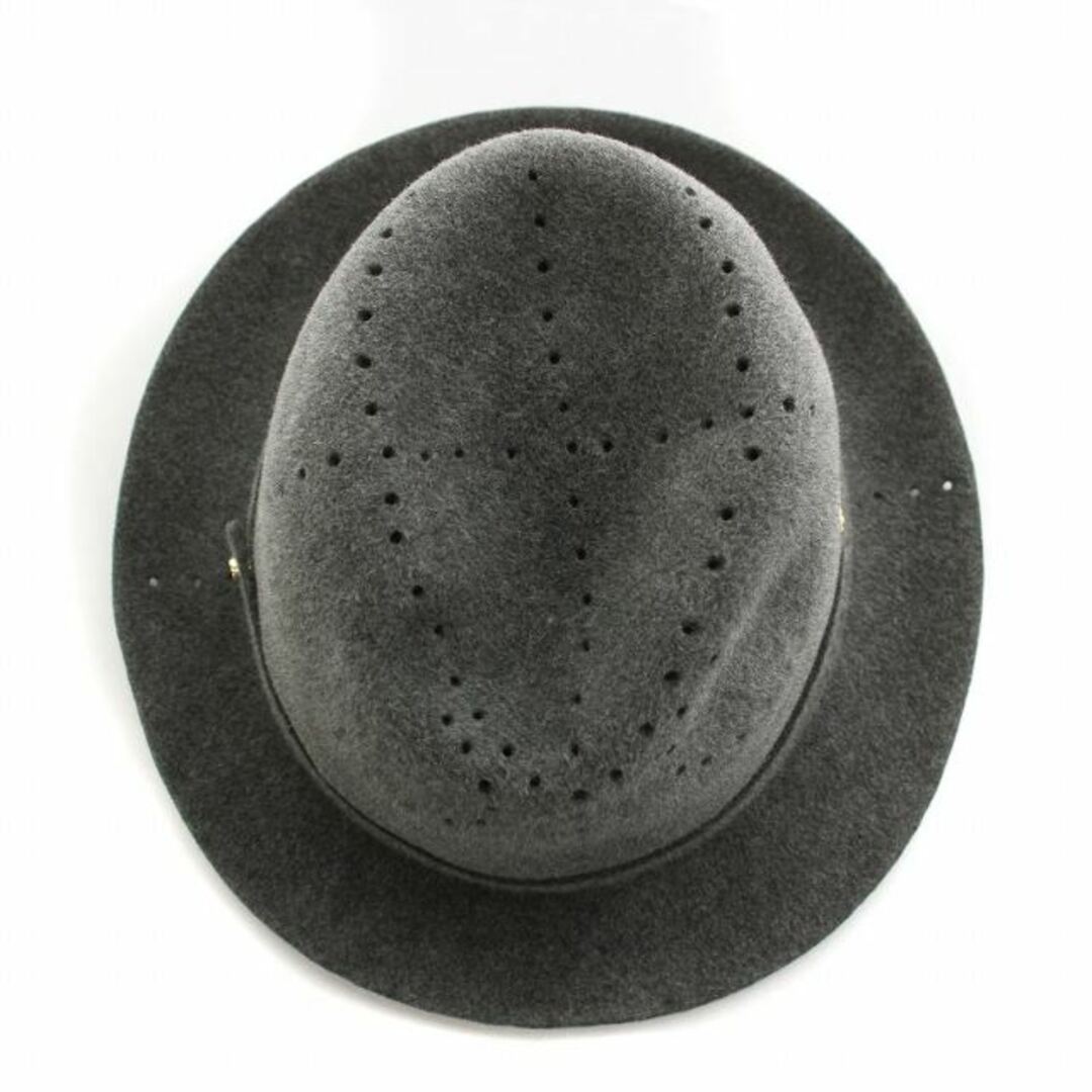 HELEN KAMINSKI(ヘレンカミンスキー)のヘレンカミンスキー フェルトハット 中折れ帽 帽子 ラビット L グレー レディースの帽子(その他)の商品写真