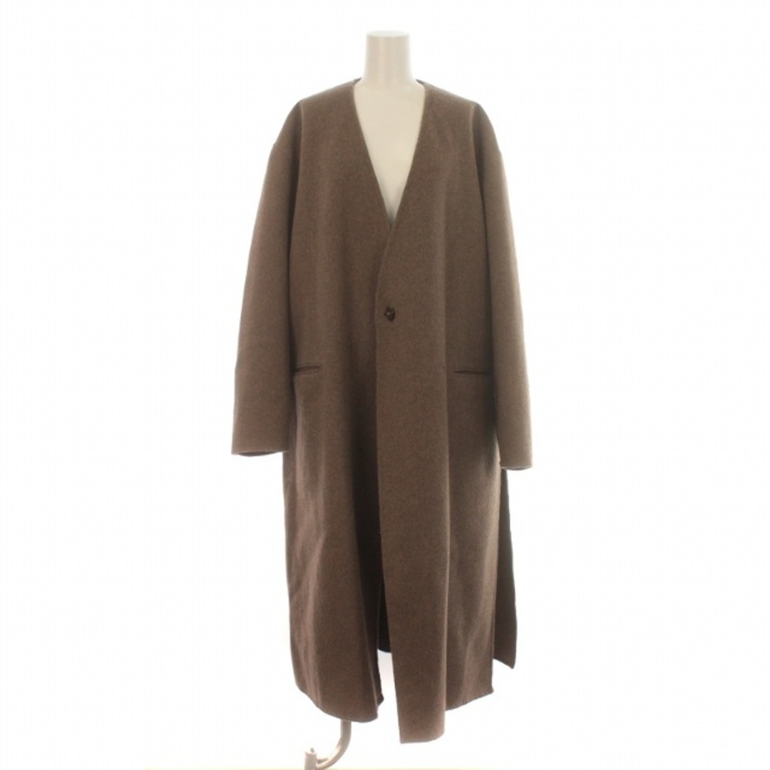 TODAYFUL(トゥデイフル)のトゥデイフル Reverstitch Wool Coat ノーカラーコート S レディースのジャケット/アウター(その他)の商品写真