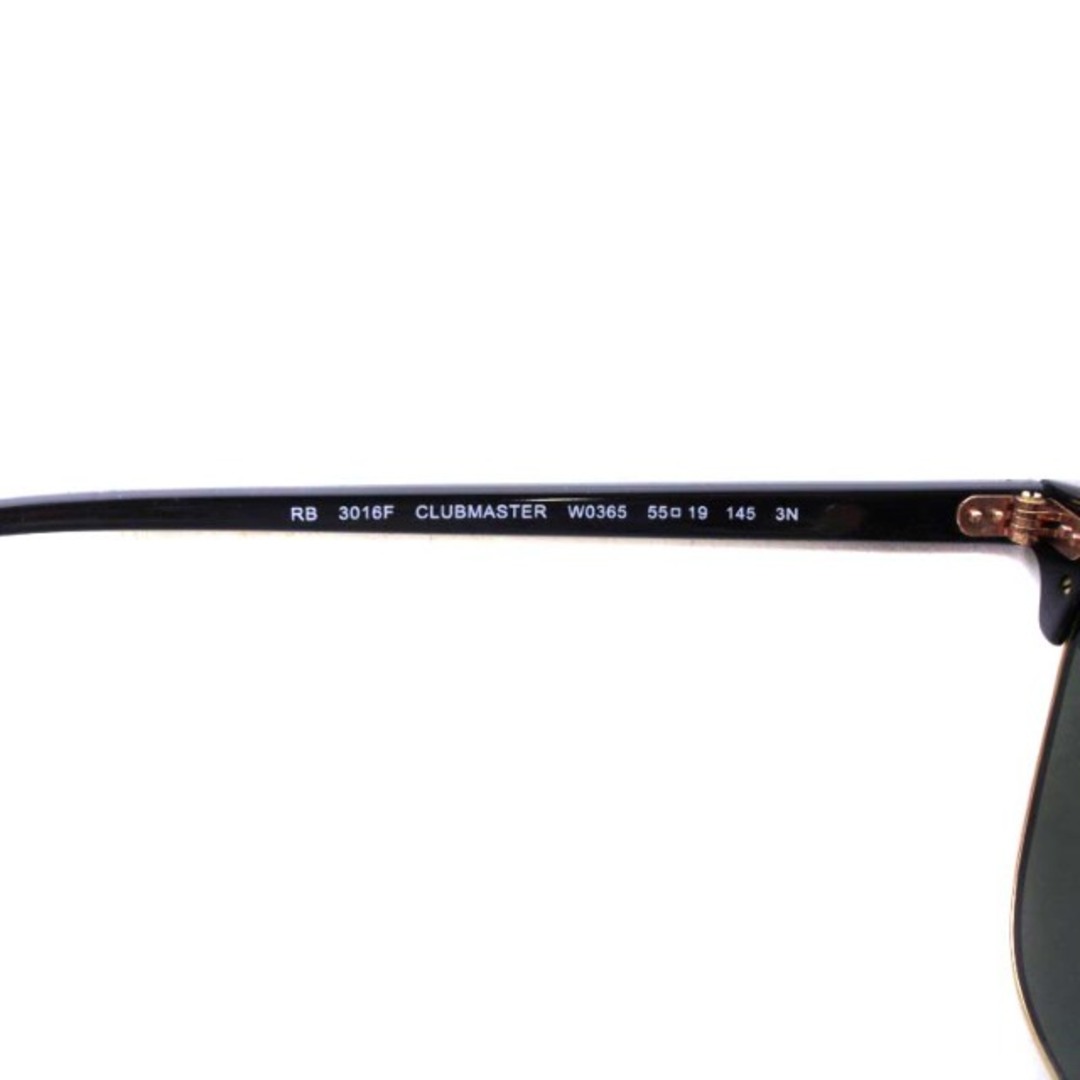 Ray-Ban(レイバン)のレイバン クラブマスター サングラス 55□19 145 黒 RB3016F メンズのファッション小物(サングラス/メガネ)の商品写真