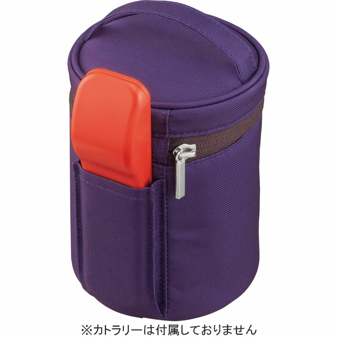 【色: ダークパープル】サーモスTHERMOS ランチバッグ ダークパープル J インテリア/住まい/日用品のキッチン/食器(弁当用品)の商品写真