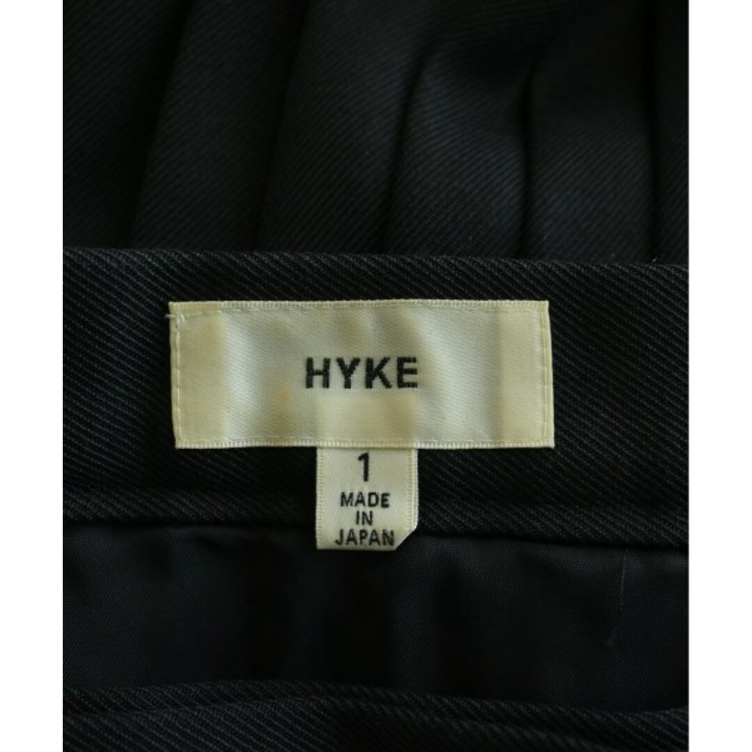HYKE(ハイク)のHYKE ハイク ひざ丈スカート 1(S位) 黒 【古着】【中古】 レディースのスカート(ひざ丈スカート)の商品写真