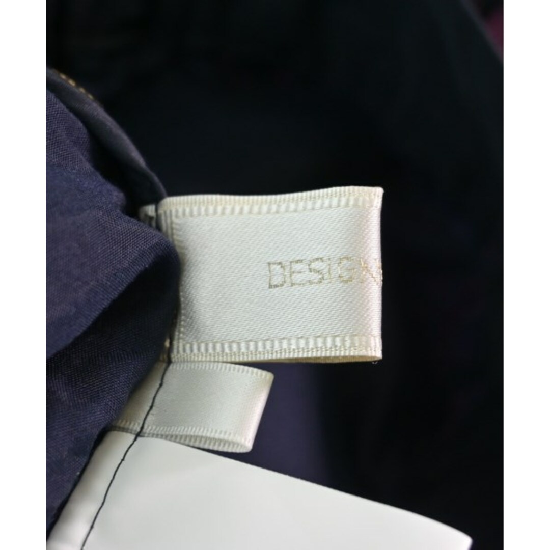 DESIGNWORKS(デザインワークス)のDESIGNWORKS ひざ丈スカート 38(M位) 紫x紺(レース) 【古着】【中古】 レディースのスカート(ひざ丈スカート)の商品写真