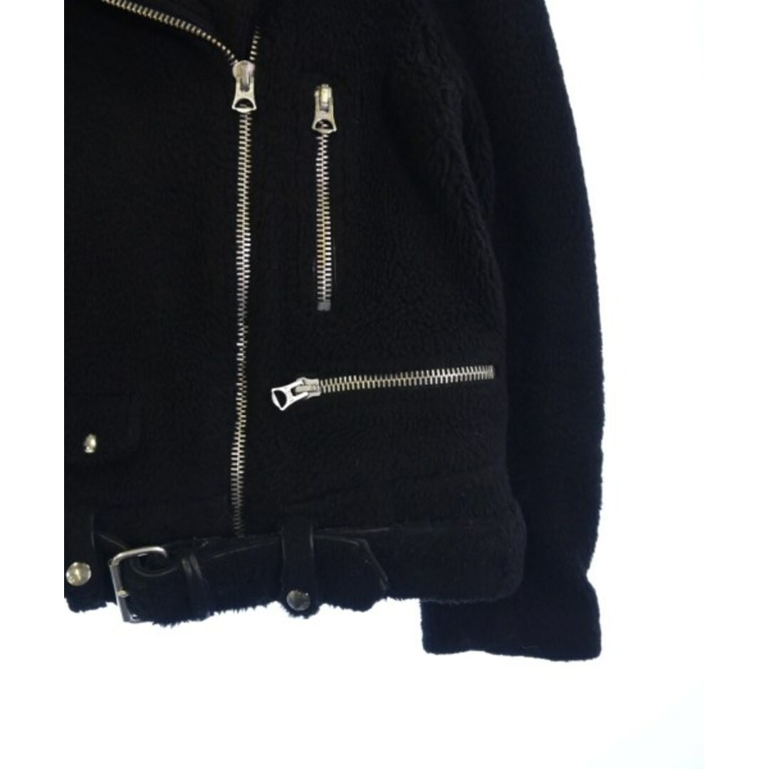 Acne Studios(アクネストゥディオズ)のAcne Studios アクネストゥディオズ ライダース 36(S位) 黒 【古着】【中古】 レディースのジャケット/アウター(ライダースジャケット)の商品写真