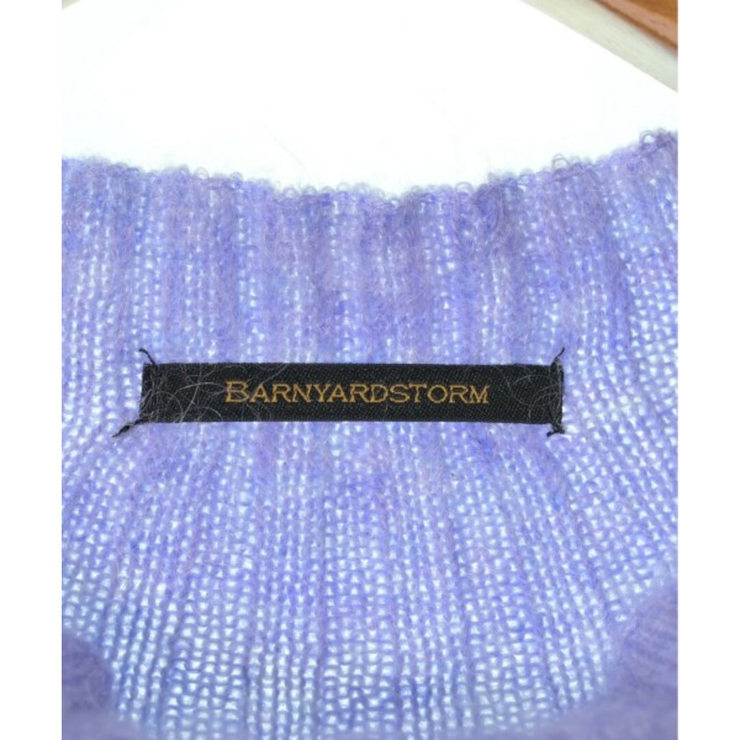 BARNYARDSTORM(バンヤードストーム)のBARNYARDSTORM ニット・セーター 1(M位) 紫 【古着】【中古】 レディースのトップス(ニット/セーター)の商品写真