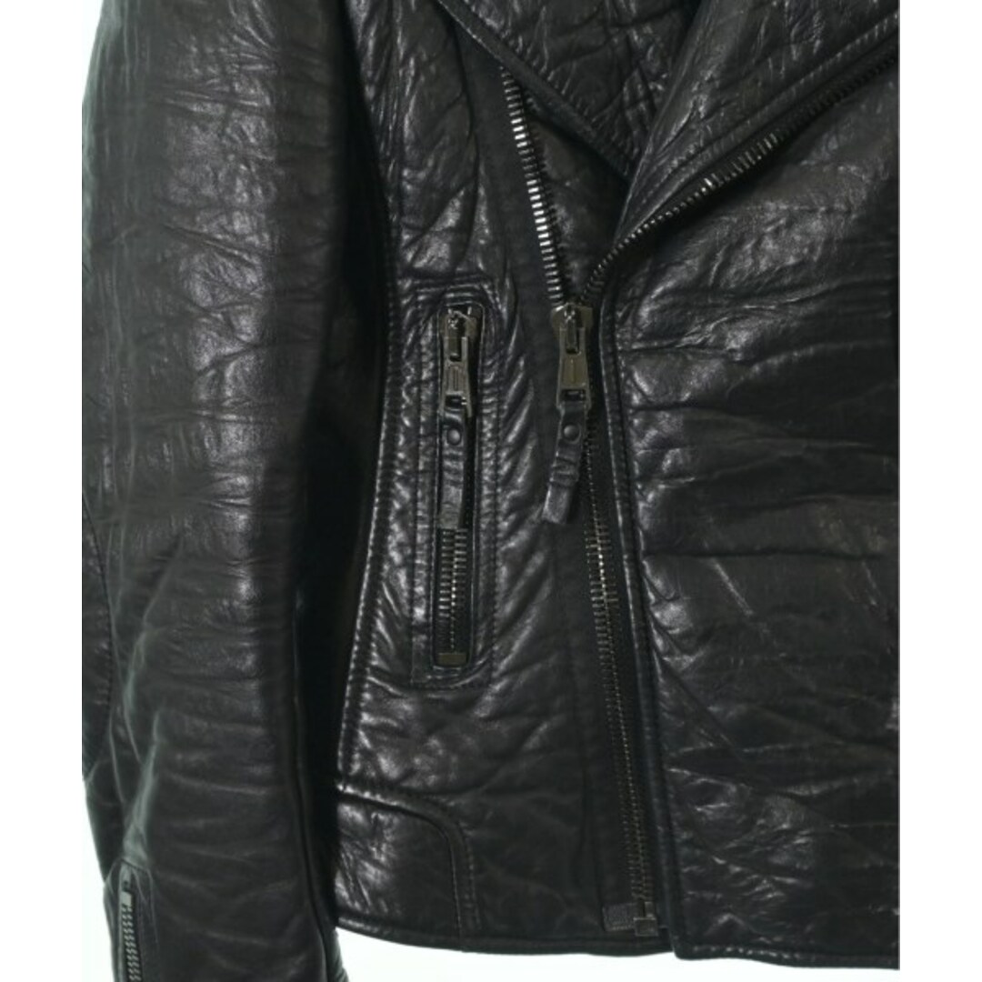 Balenciaga(バレンシアガ)のBALENCIAGA バレンシアガ ライダース 38(S位) 黒 【古着】【中古】 レディースのジャケット/アウター(ライダースジャケット)の商品写真