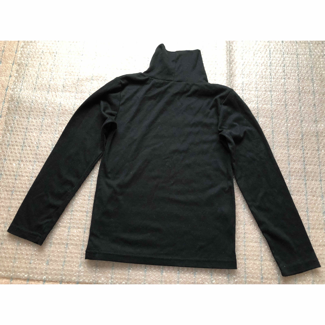 ブラック タートル 長袖 黒 キッズ/ベビー/マタニティのキッズ服男の子用(90cm~)(Tシャツ/カットソー)の商品写真