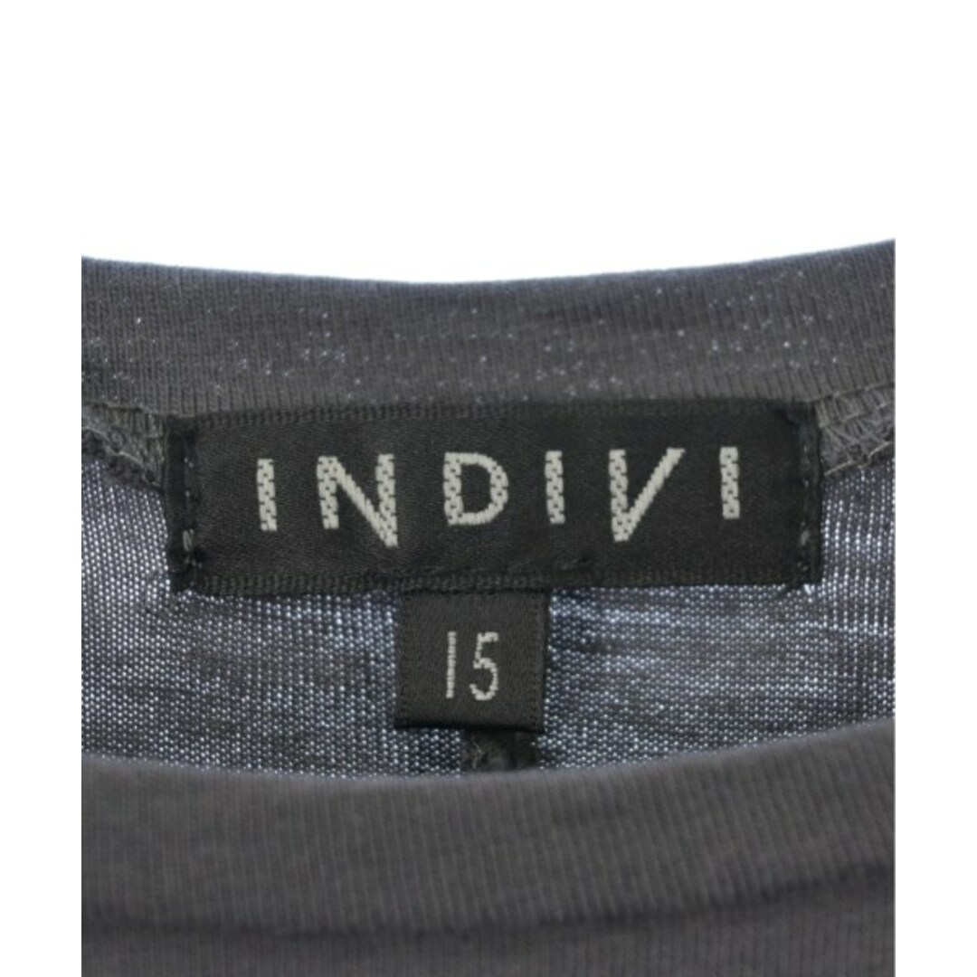INDIVI(インディヴィ)のINDIVI インディヴィ Tシャツ・カットソー 15(XXL位) グレー 【古着】【中古】 レディースのトップス(カットソー(半袖/袖なし))の商品写真
