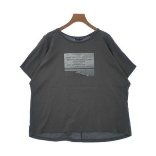 インディヴィ(INDIVI)のINDIVI インディヴィ Tシャツ・カットソー 15(XXL位) グレー 【古着】【中古】(カットソー(半袖/袖なし))