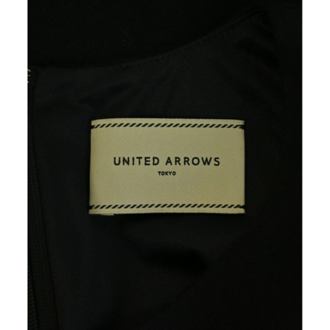 UNITED ARROWS(ユナイテッドアローズ)のUNITED ARROWS ユナイテッドアローズ ワンピース 38(M位) 黒 【古着】【中古】 レディースのワンピース(ひざ丈ワンピース)の商品写真