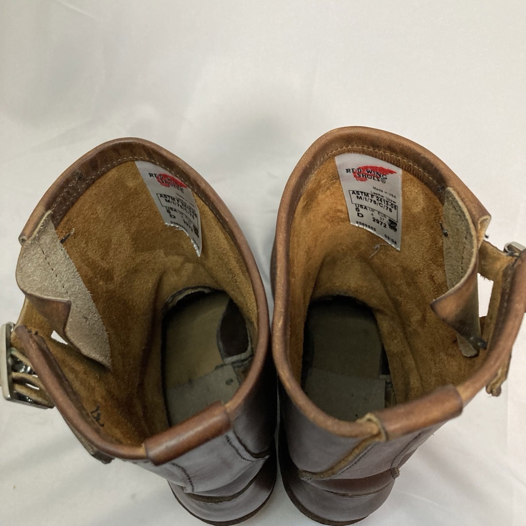 REDWING(レッドウィング)のREDWING レッドウィング エンジニアブーツ　2972　ブラウン　US5D メンズの靴/シューズ(ブーツ)の商品写真