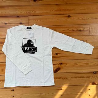 新品タグ付き XLARGE フロントプリント長袖Tシャツ