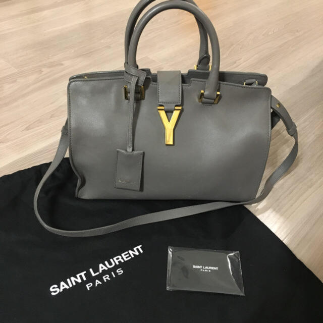 Saint Laurent - サンローラン ワイラインミニ Yライン グレー