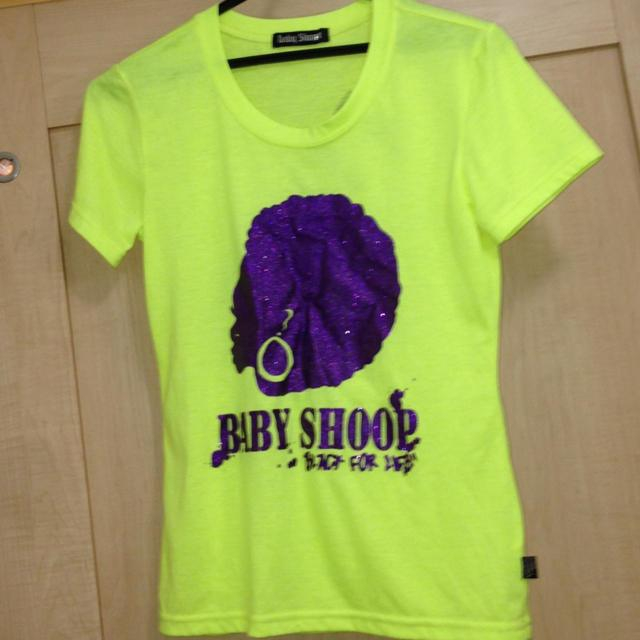 baby shoop(ベイビーシュープ)のネオンイエローTシャツ レディースのトップス(Tシャツ(半袖/袖なし))の商品写真