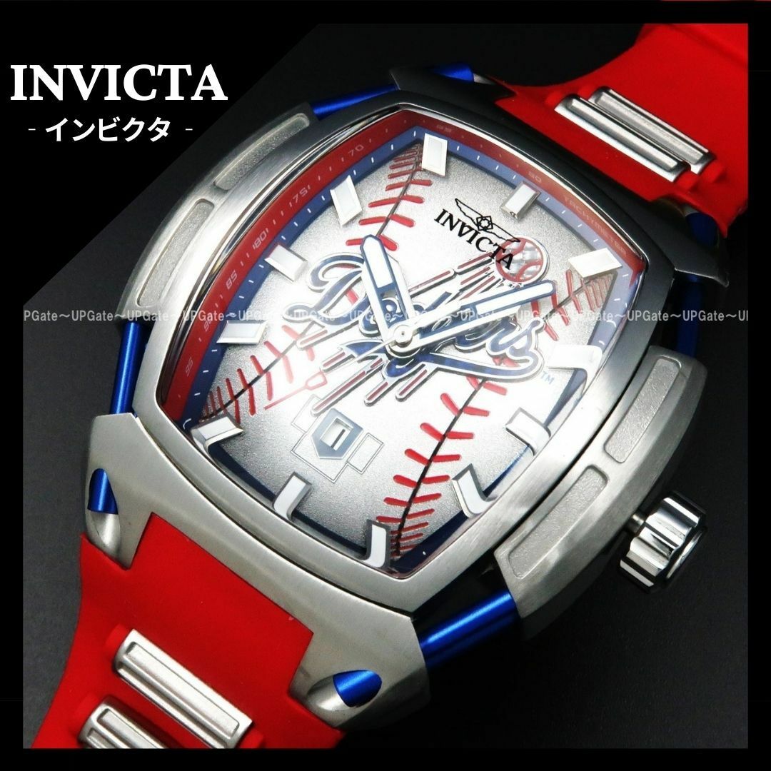 INVICTA(インビクタ)のMLB公式コラボ★ロサンゼルス・ドジャース INVICTA MLB 42828 メンズの時計(腕時計(アナログ))の商品写真