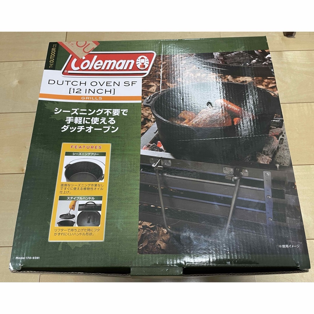 Coleman(コールマン)のコールマン（Coleman） ダッチオーブンSF 12インチ 170-9391 スポーツ/アウトドアのアウトドア(調理器具)の商品写真