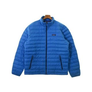 patagonia パタゴニア ダウンジャケット/ダウンベスト XL 水色 【古着】【中古】