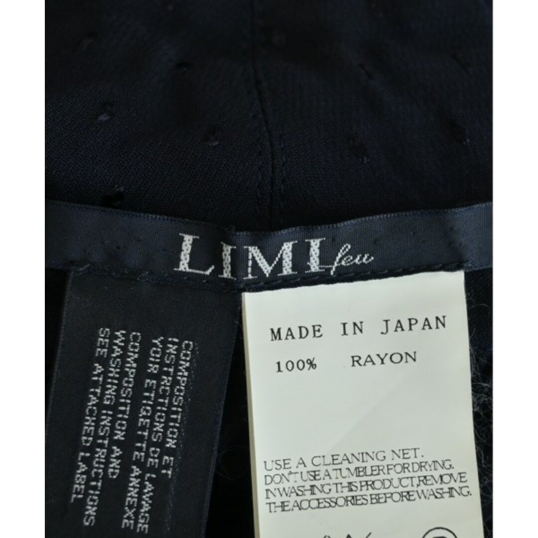 LIMI feu(リミフゥ)のLIMI feu リミフー ワンピース S 紺(ドット) 【古着】【中古】 レディースのワンピース(ひざ丈ワンピース)の商品写真