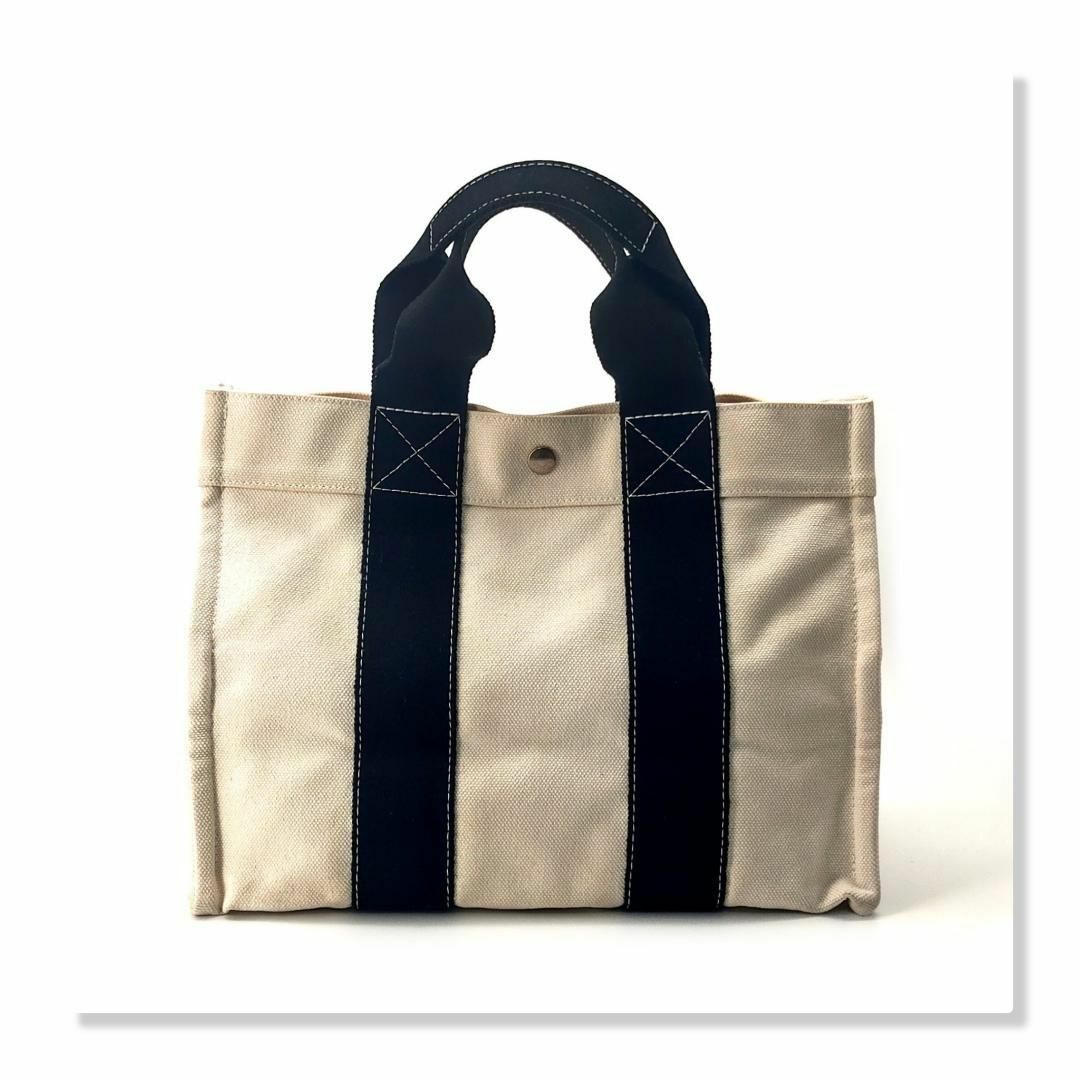 美品】Hermès エルメス キャンバス ボラボラ PM トートバッグ 美品】Hermès エルメス キャンバス ボラボラ PM トートバッグ