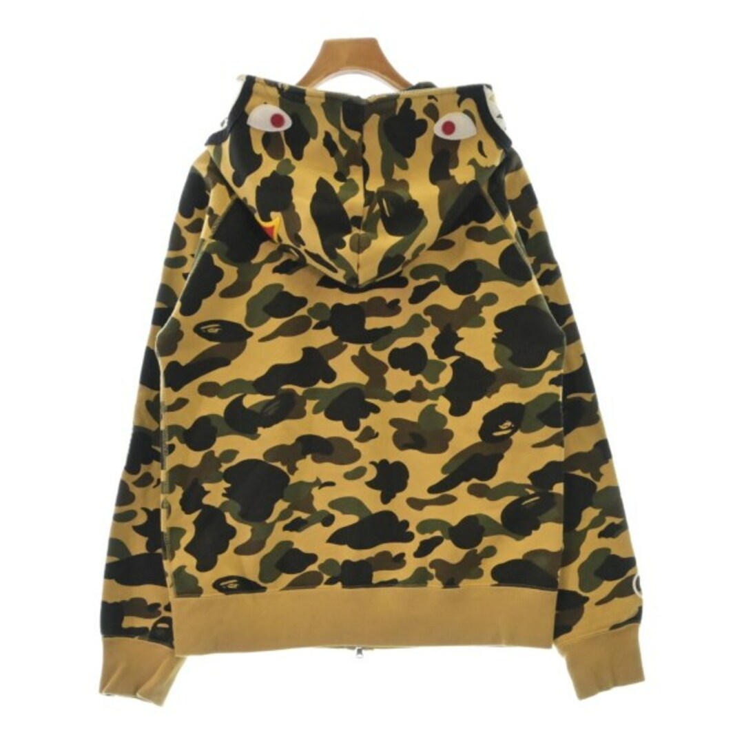 A BATHING APE(アベイシングエイプ)のA BATHING APE パーカー L ベージュ系x黒x茶等(総柄) 【古着】【中古】 メンズのトップス(パーカー)の商品写真