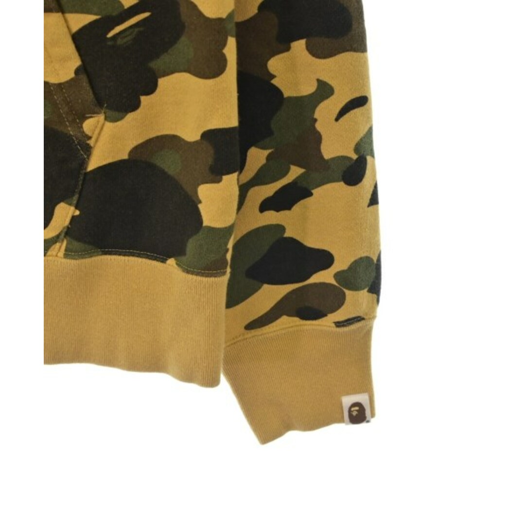 A BATHING APE(アベイシングエイプ)のA BATHING APE パーカー L ベージュ系x黒x茶等(総柄) 【古着】【中古】 メンズのトップス(パーカー)の商品写真