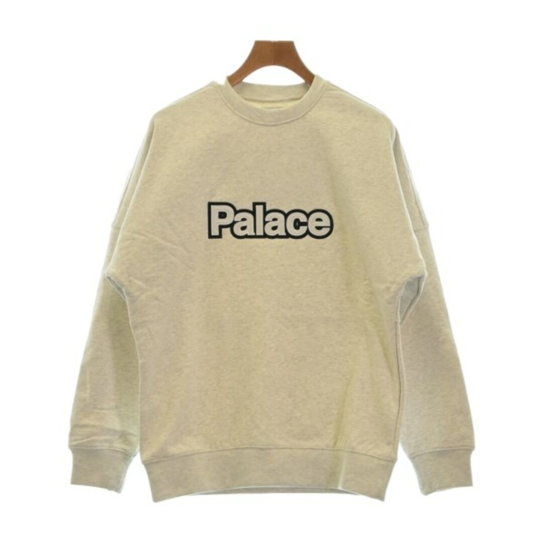 PALACE - PALACE パレス スウェット M 白xライトグレー(ミックス