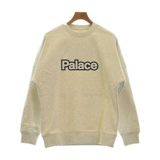 パレス(PALACE)のPALACE パレス スウェット M 白xライトグレー(ミックス) 【古着】【中古】(スウェット)