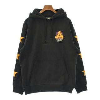 パレス(PALACE)のPALACE パレス パーカー L 黒xオレンジx紫等 【古着】【中古】(パーカー)