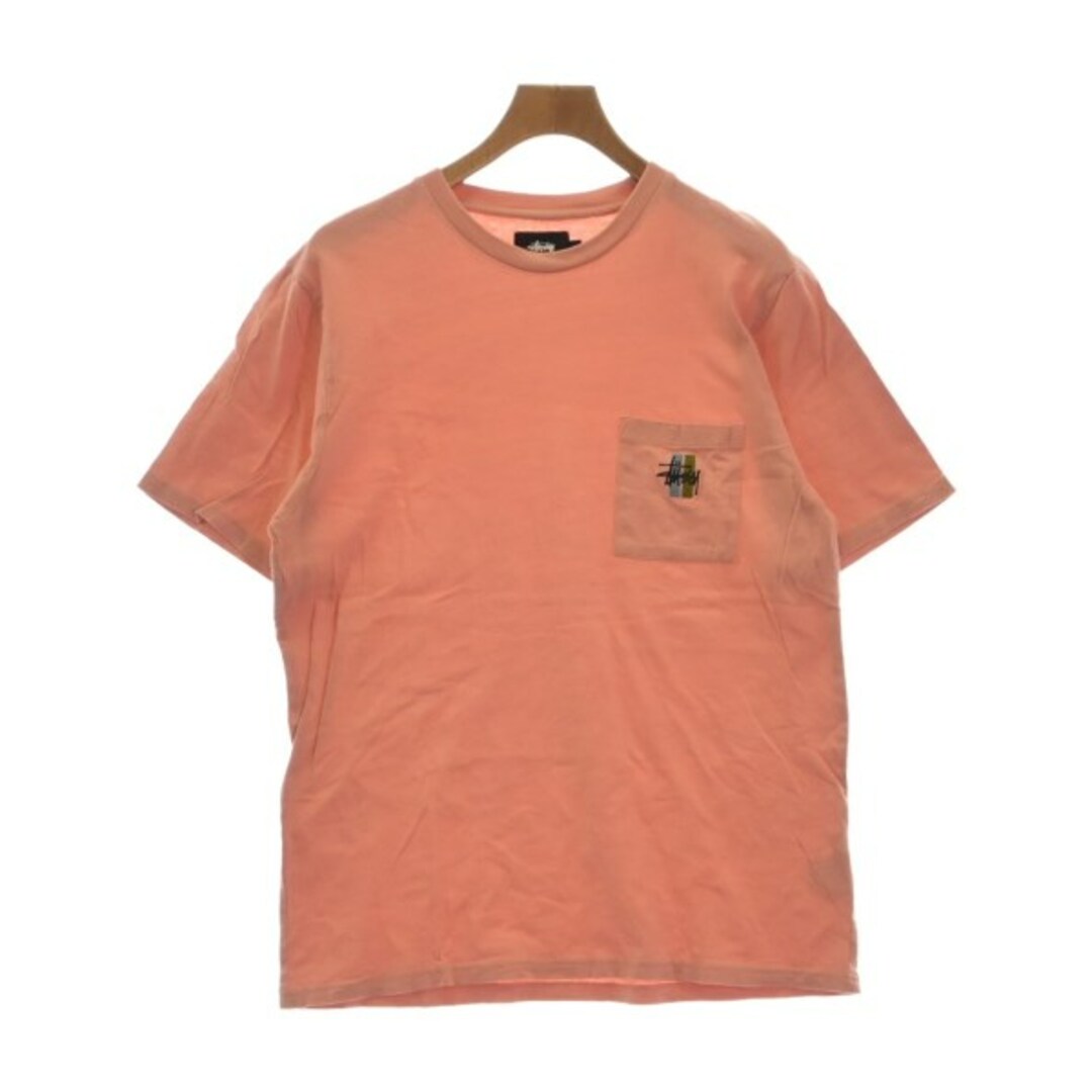 STUSSY(ステューシー)のSTUSSY ステューシー Tシャツ・カットソー M ピンク 【古着】【中古】 メンズのトップス(Tシャツ/カットソー(半袖/袖なし))の商品写真