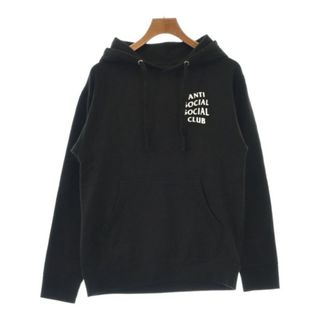 アンチソーシャルソーシャルクラブ(ANTI SOCIAL SOCIAL CLUB)のANTI SOCIAL SOCIAL CLUB パーカー S 黒x白 【古着】【中古】(パーカー)