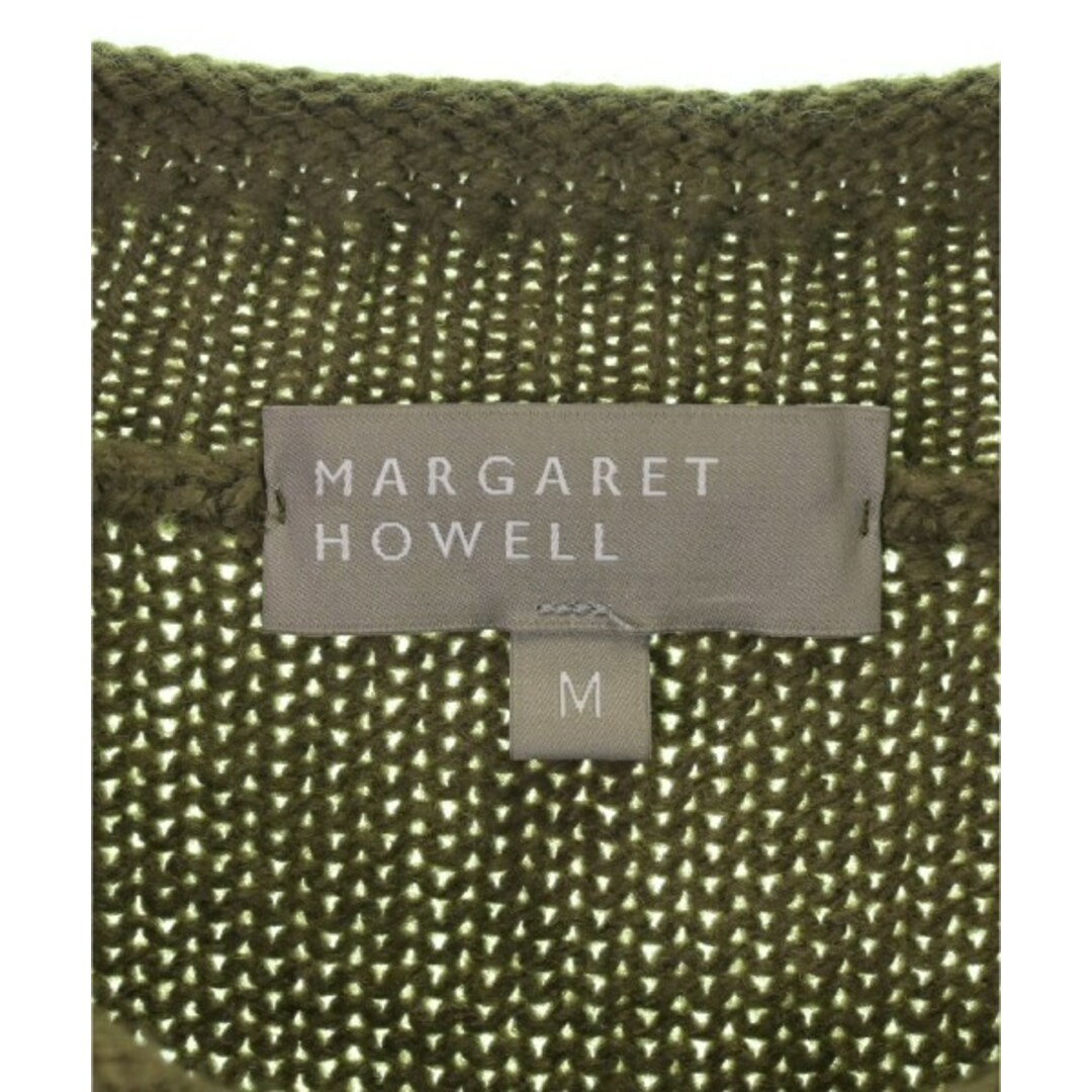 MARGARET HOWELL(マーガレットハウエル)のMARGARET HOWELL ニット・セーター M 緑x黒(総柄) 【古着】【中古】 メンズのトップス(ニット/セーター)の商品写真