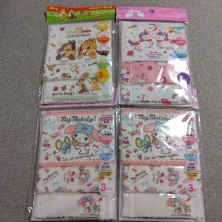 サンリオ(サンリオ)の子供用ガーゼマスク ３P入り ４セット おまけ付き(その他)