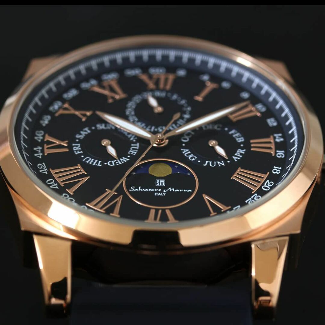[サルバトーレマーラ] 腕時計 ムーンフェイズ マルチカレンダー 5気圧防水 ビ メンズの時計(その他)の商品写真