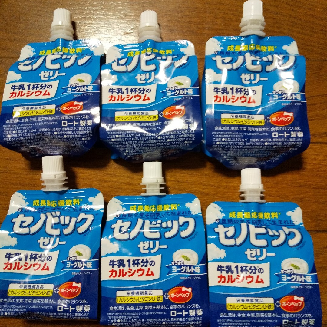 ロート製薬(ロートセイヤク)のセノビックゼリーヨーグルト味6個 食品/飲料/酒の健康食品(その他)の商品写真